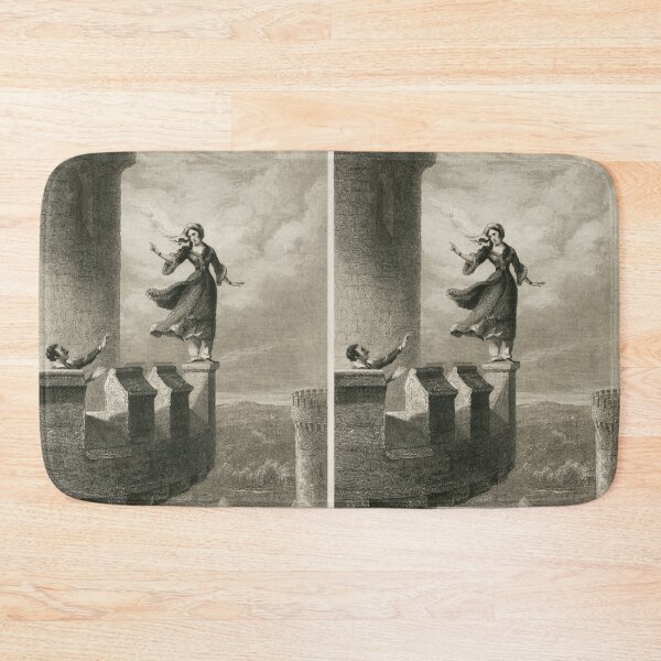 Item preview, 'Ivanhoe' by Sir Walter Scott. "Rebeca on the parapet of Torquilstone" designed and sold by Filologica.