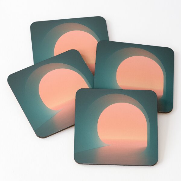 Item preview, Sunset Glow Through Minimalist Tunnel designed and sold by SassyArtistry.