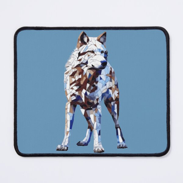 Item preview, mosaic wolf designed and sold by designmari.