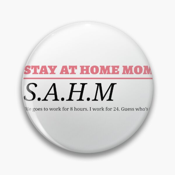 Item preview, stay-at-home-mom S.A.H.M.  designed and sold by turnerthreads.