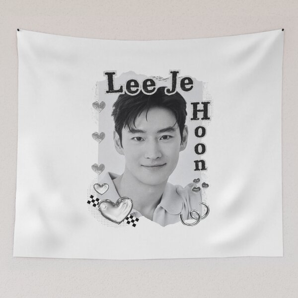 Item preview, Lee Je-hoon (이제훈) Korean Actor Kdrama Black and White Collage Digital Art Portrait designed and sold by AJUNICE STUDIO.