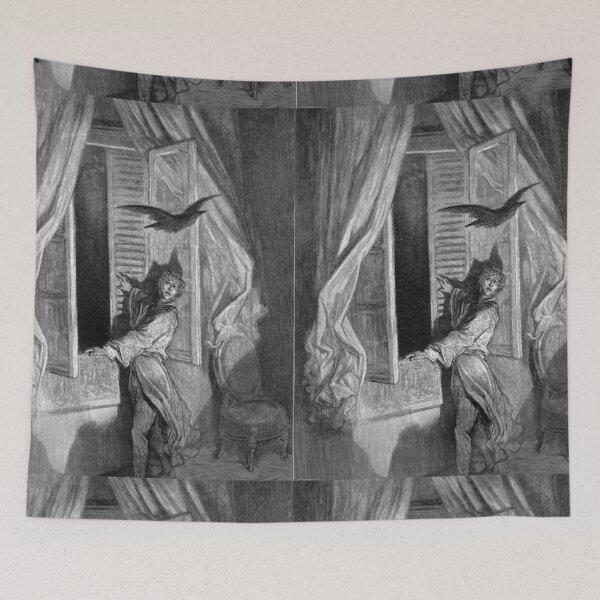 Item preview, 'The Raven', a poem by Edgar Allan Poe designed and sold by Filologica.