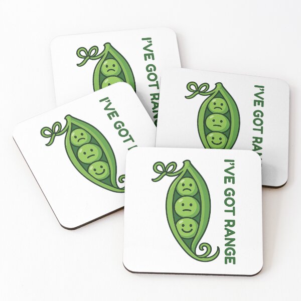 Item preview, I’ve Got Range – Funny Peas Cartoon designed and sold by CanSparkleArt.
