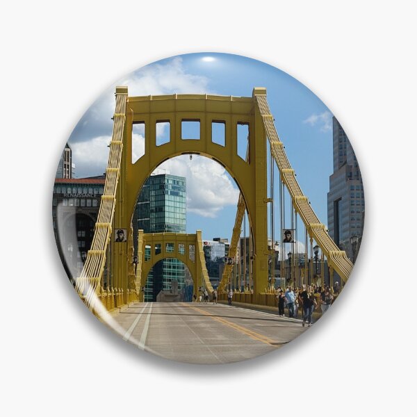 Item preview, Pittsburgh Pennsylvania Yellow Bridge Clemente designed and sold by RBCreationsinMI.