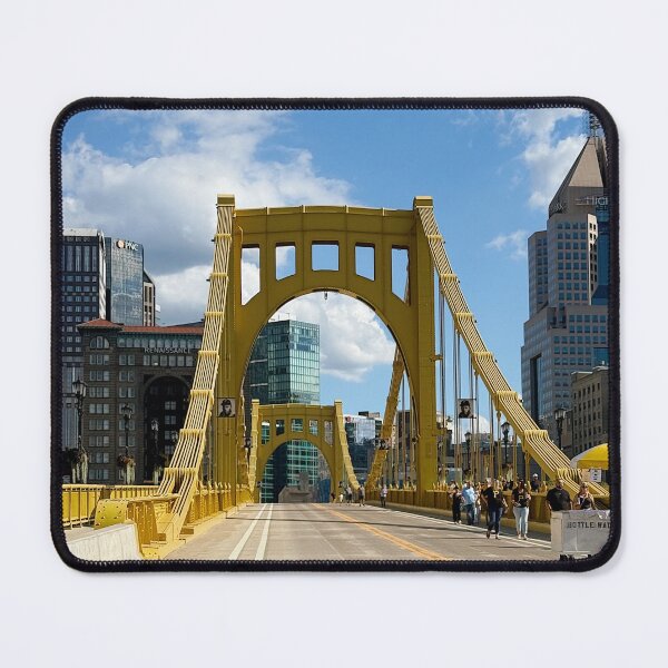 Item preview, Pittsburgh Pennsylvania Yellow Bridge Clemente designed and sold by RBCreationsinMI.