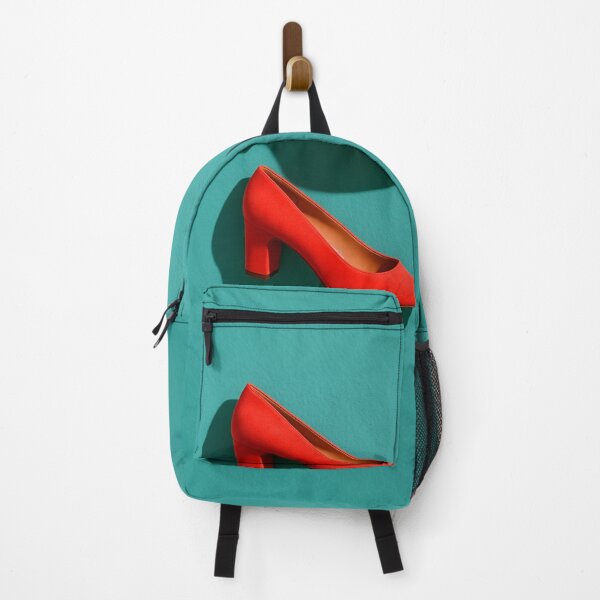 Item preview, Red heels on teal background designed and sold by SassyArtistry.