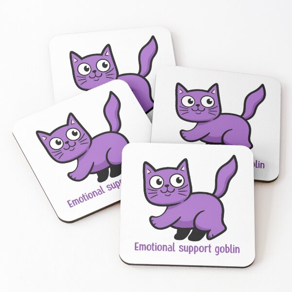 Item preview, Emotional Support Goblin – Funny Cat Cartoon designed and sold by CanSparkleArt.