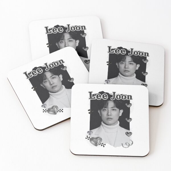 Item preview, Lee Joon (이준) Korean Actor Kdrama Black and White Collage Digital Art Portrait designed and sold by AJUNICE STUDIO.