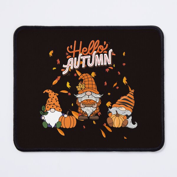 Item preview, Hello Autumn Gnomes Thanksgiving T-Shirt - Cute Fall Harvest Gnomes Tee designed and sold by passiveink.