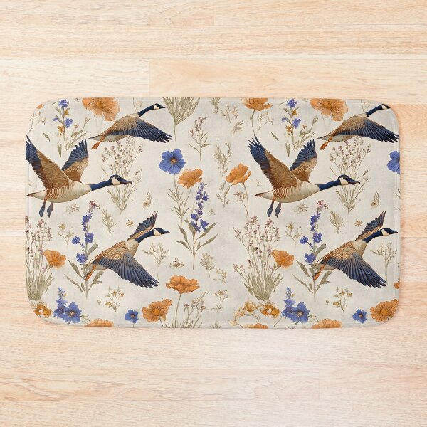 Item preview, Flying geese and wildflowers boho style fall design designed and sold by Lewis-mart.