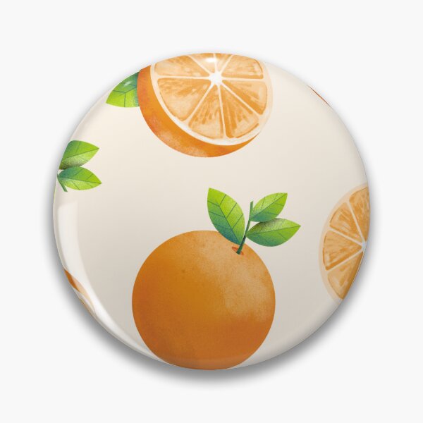 Item preview, Patrón naranja Coloreado Simple Vintage acuarela Naranja Blanco designed and sold by CherryCloset.