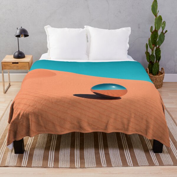Item preview, Glass sphere on orange desert dune designed and sold by SassyArtistry.