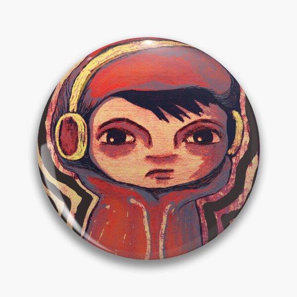 Item preview, Headphones Kid with Red Hoodie Painting designed and sold by HeatherUnderground.
