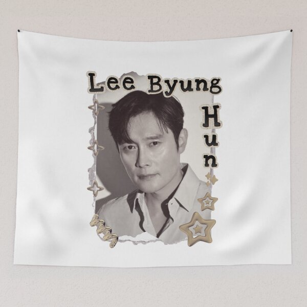 Item preview, Lee Byung-hun (이병헌)  Korean Actor K-Drama Scrapbook Collage Cozy Y2K Vintage Design designed and sold by HELL0WBELLO.