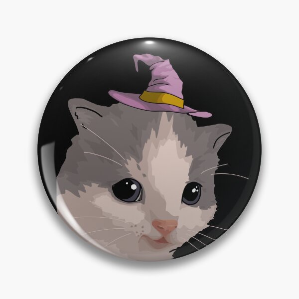 Item preview, haha hehe cat witch hat halloween  designed and sold by piano-fingers.