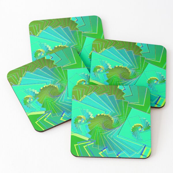 Item preview, Cascade-Lime, Fine Art Designs, abstract designed and sold by Lycanth.