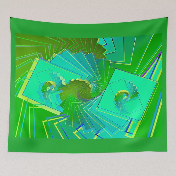 Item preview, Cascade-Lime, Fine Art Designs, abstract designed and sold by Lycanth.