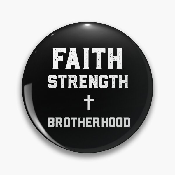 Item preview, Faith, Strength + Brotherhood – Inspirational & Motivational Faith-Based Design designed and sold by DailyStrength.