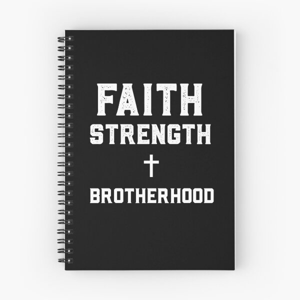 Item preview, Faith, Strength + Brotherhood – Inspirational & Motivational Faith-Based Design designed and sold by DailyStrength.