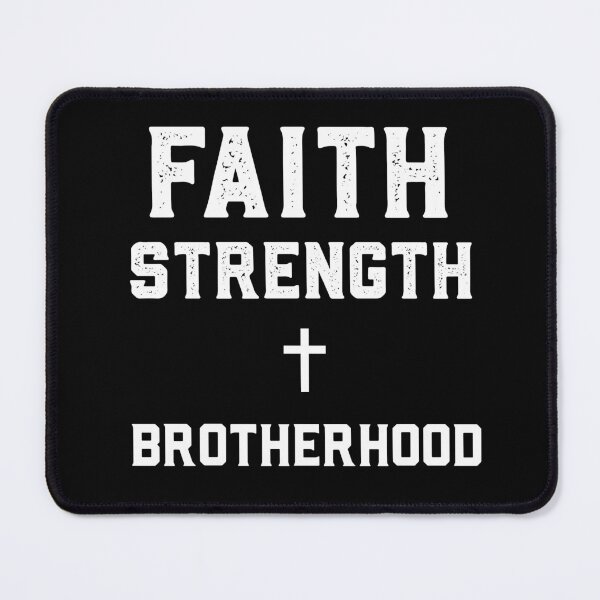 Item preview, Faith, Strength + Brotherhood – Inspirational & Motivational Faith-Based Design designed and sold by DailyStrength.