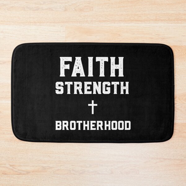 Item preview, Faith, Strength + Brotherhood – Inspirational & Motivational Faith-Based Design designed and sold by DailyStrength.