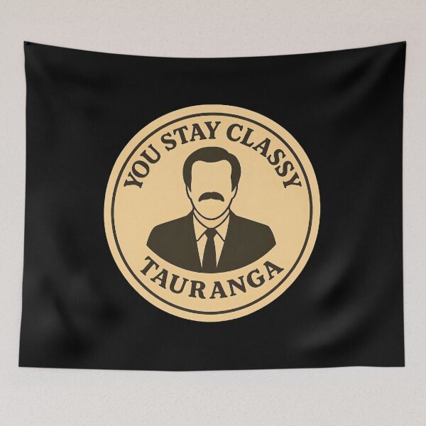 Item preview, Anchorman Inspired Retro New Zealand Print: Tauranga designed and sold by PinUpPizzazz.