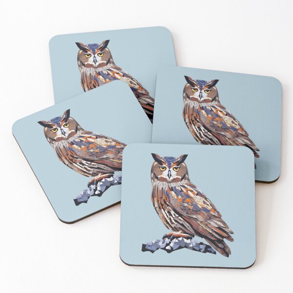 Item preview, owl mosaic designed and sold by designmari.