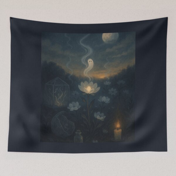 Item preview,  Whisper of the Bloom– Haunted Botanicals Collection designed and sold by Painted Moon by Luna Bee™.