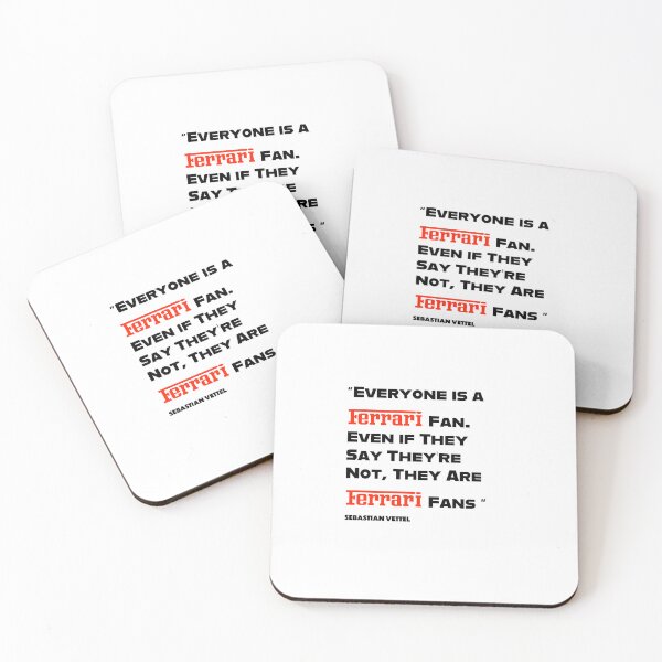 Item preview, Ferrari fan Quote - Sebastian Vettel  designed and sold by The Domestic Order .
