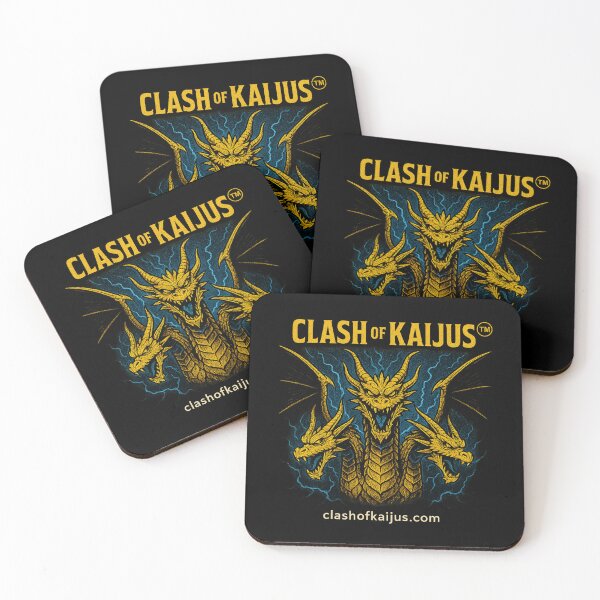 Item preview, The Golden Tyrant – Clash of Kaijus King of Storms designed and sold by The Clash Lab.