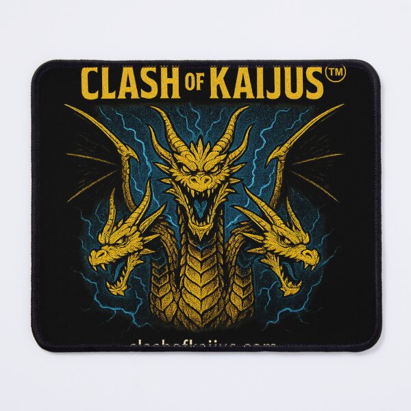 Item preview, The Golden Tyrant – Clash of Kaijus King of Storms designed and sold by The Clash Lab.