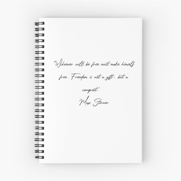 Item preview, Max Stirner Quotes designed and sold by 4ever-Undaunted.