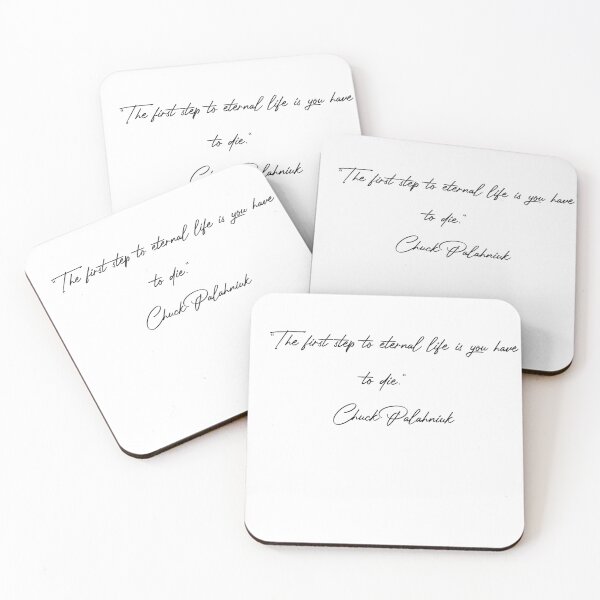 Item preview, Chuck Palahniuk Quotes designed and sold by 4ever-Undaunted.