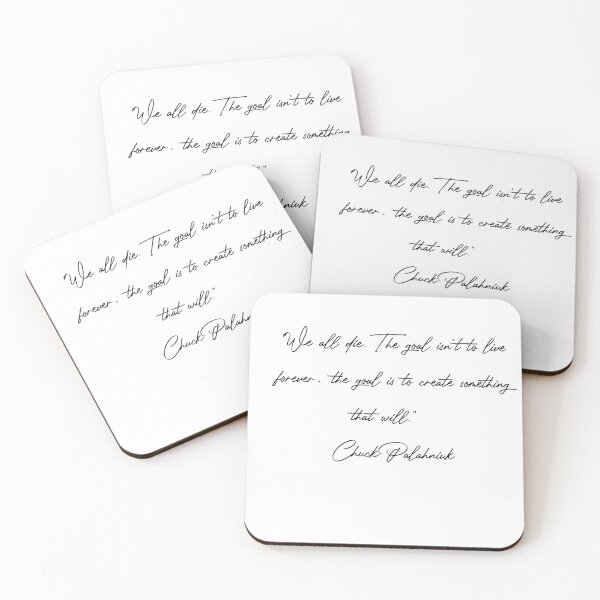 Item preview, Chuck Palahniuk Quotes designed and sold by 4ever-Undaunted.
