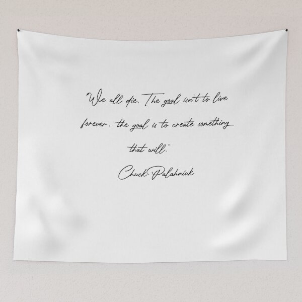 Item preview, Chuck Palahniuk Quotes designed and sold by 4ever-Undaunted.