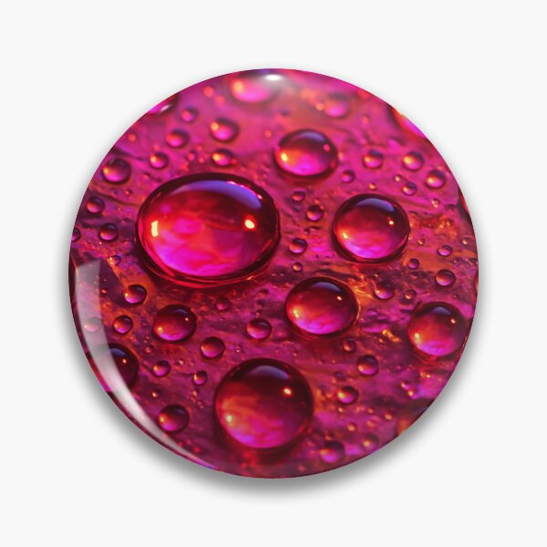 Item preview, Water droplets on vibrant pink surface designed and sold by SassyArtistry.