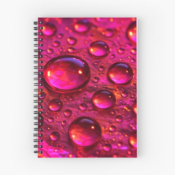 Item preview, Water droplets on vibrant pink surface designed and sold by SassyArtistry.