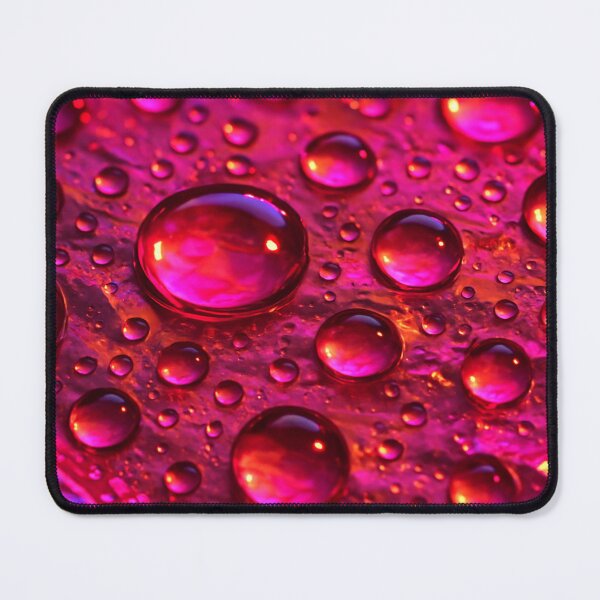 Item preview, Water droplets on vibrant pink surface designed and sold by SassyArtistry.