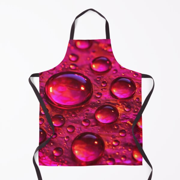 Item preview, Water droplets on vibrant pink surface designed and sold by SassyArtistry.