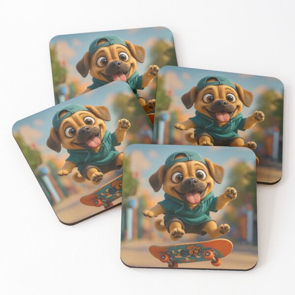 Item preview, Skater Puggle designed and sold by Sillytoe.