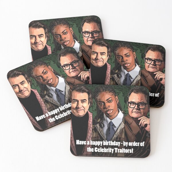 Item preview, Celebrity Traitors - Happy birthday  designed and sold by JustforLaughs1.