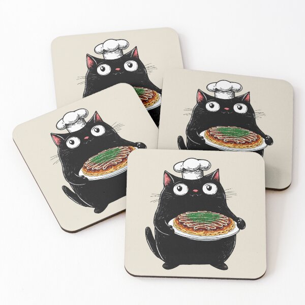 Item preview, Cat Loves, Okonomiyaki, Japanese Cuisine designed and sold by OrenjiArtShop.