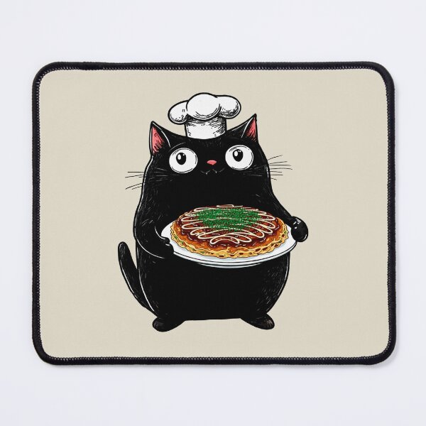 Item preview, Cat Loves, Okonomiyaki, Japanese Cuisine designed and sold by OrenjiArtShop.