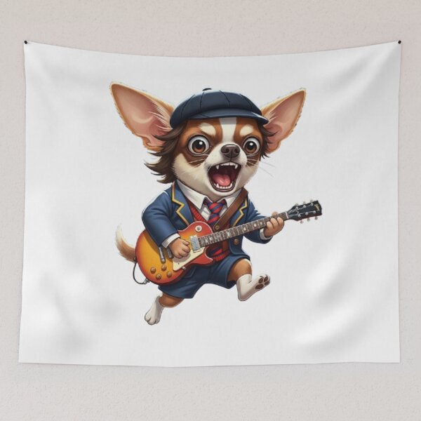 Item preview, “Electric Harmonies: The Guitarist and his Bewitching Riffs” designed and sold by CHRIST5000.