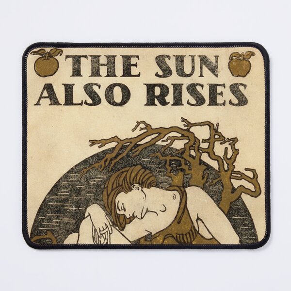 Item preview, 'The sun also rises' old vintage cover book by Ernest Hemingway designed and sold by Filologica.