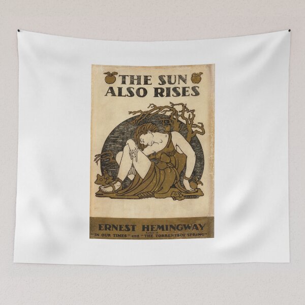 Item preview, 'The sun also rises' old vintage cover book by Ernest Hemingway designed and sold by Filologica.