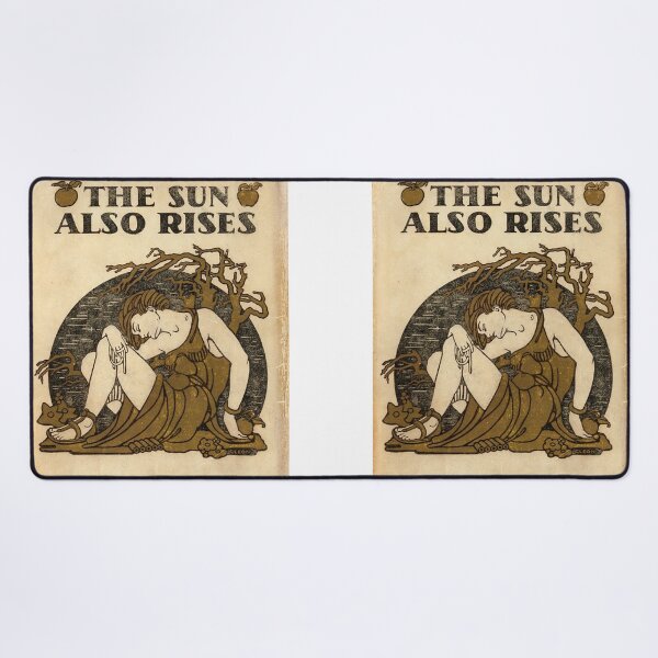Item preview, 'The sun also rises' old vintage cover book by Ernest Hemingway designed and sold by Filologica.