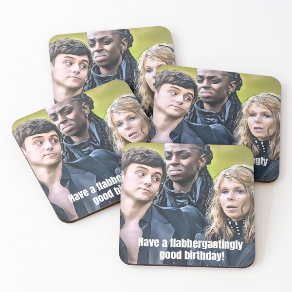 Item preview, Celebrity Traitors - have a flabbergastingly good birthday  designed and sold by JustforLaughs1.