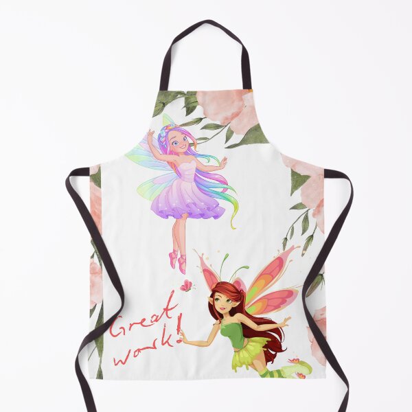 Item preview, Great Work Fairies: Rainbow Wings and Watercolor Flowers designed and sold by VibranPalette.