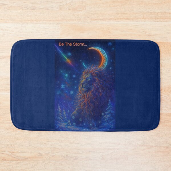 Item preview, Neon Lion-Be the Strom designed and sold by Brickroad Dsigns.